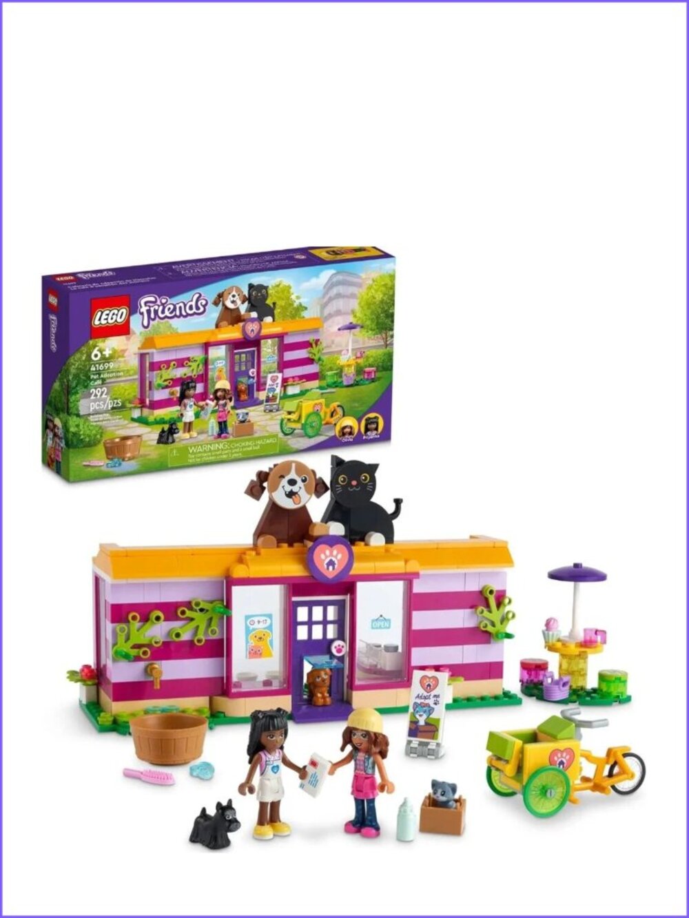 Lego  Friends Pet Adoption Café 41699  New In Box